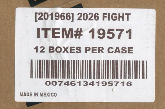 2026 Panini Contenders PFL Hobby 12-Box Case