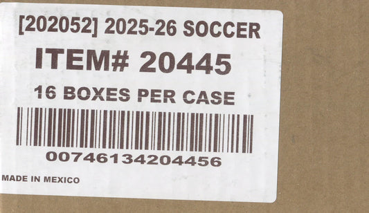 2025-26 Panini Pitch Kings Soccer Hobby International 16-Box Case
