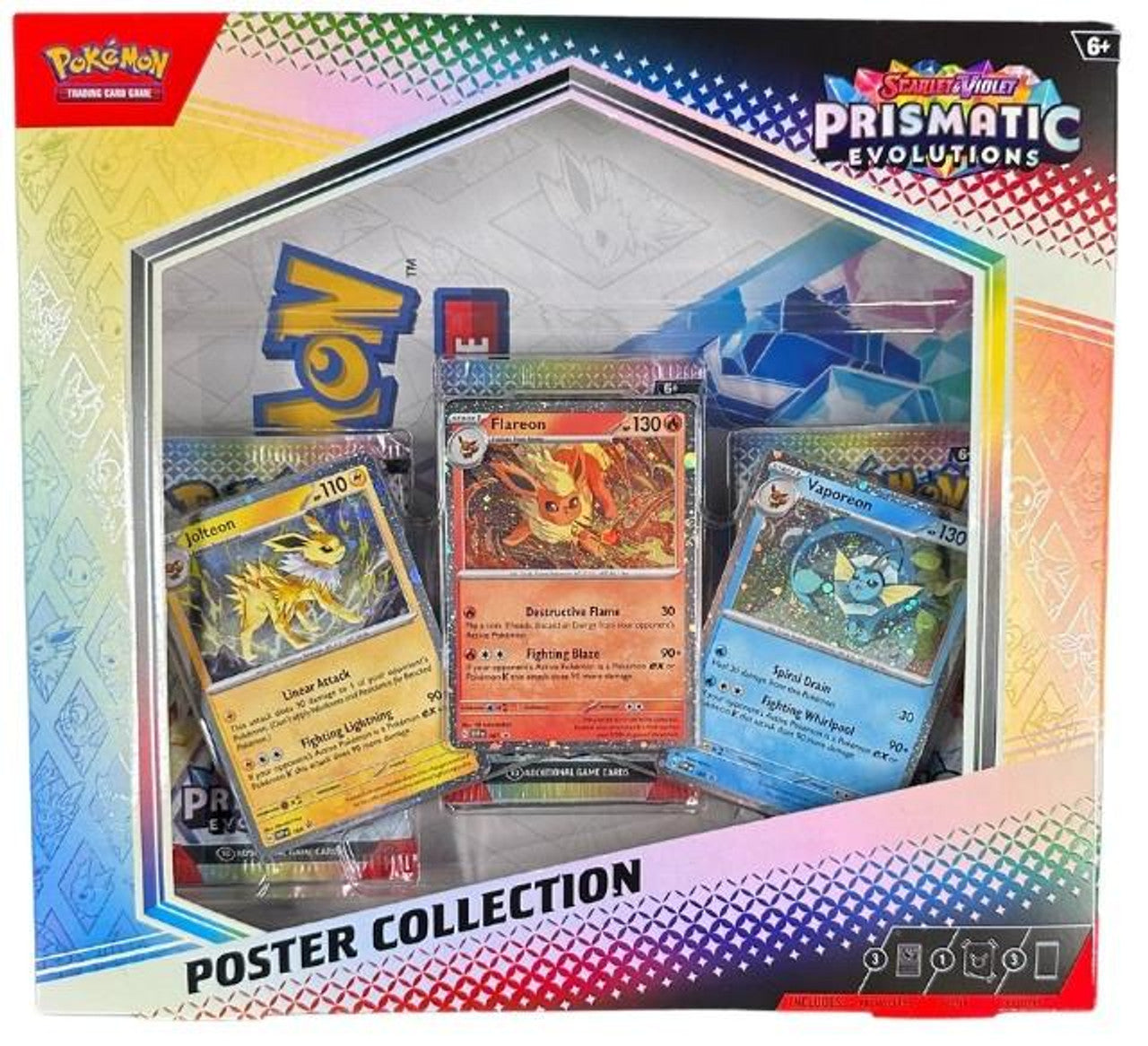Pokemon Scarlet & Violet Prismatic Evolutions Poster Collection Box