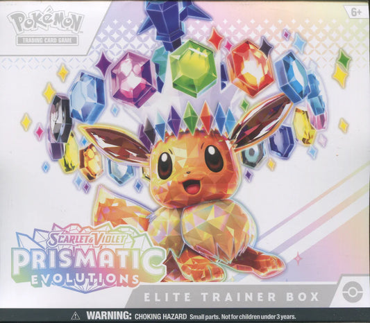 Pokémon Scarlet & Violet Prismatic Evolutions ETB Elite Trainer Box