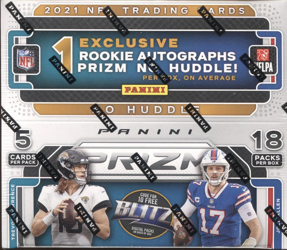 2021 Prizm No Huddle Football Box