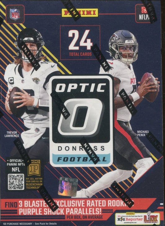 2024 Panini Donruss Optic Football Blaster Box (Purple Shock)