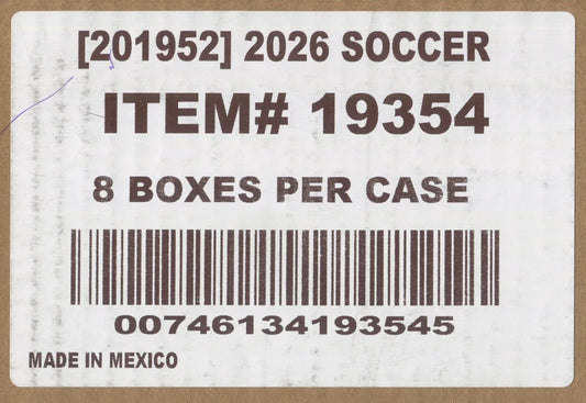 2025-26 Panini Revolution K League Soccer Hobby 8-Box Case