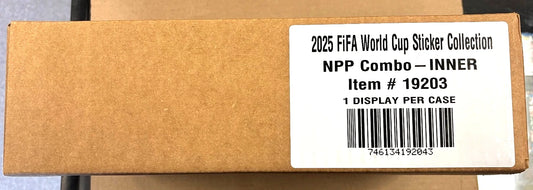 2025 Panini FIFA World Cup Club Soccer Stickers & Albums Display Case