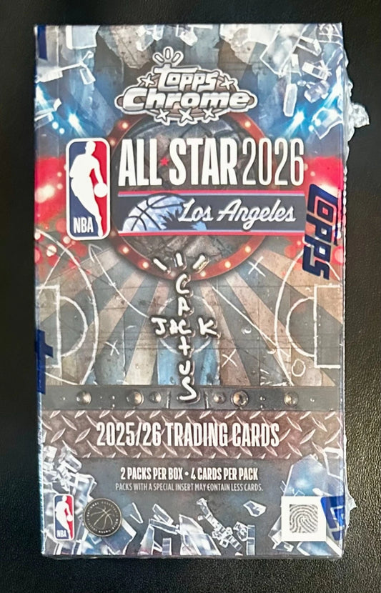 2025-26 Topps Chrome Cactus Jack Basketball x All Star Game Hobby Box