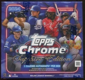 2024 Topps Chrome Baseball Sapphire Edition Box