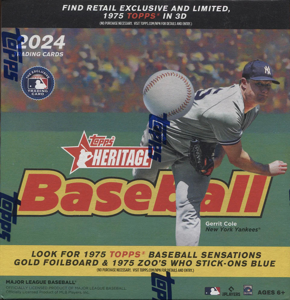 2024 Topps Heritage Baseball Monster Box