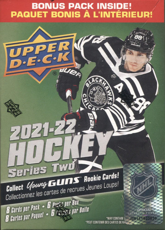 2021-22 Upper Deck Series 2 Hockey Blaster Box