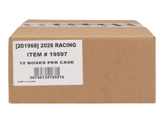 2026 Panini Select Racing Hobby 12-Box Case