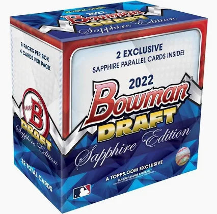 2022 Bowman Draft Baseball Sapphire Edition Box