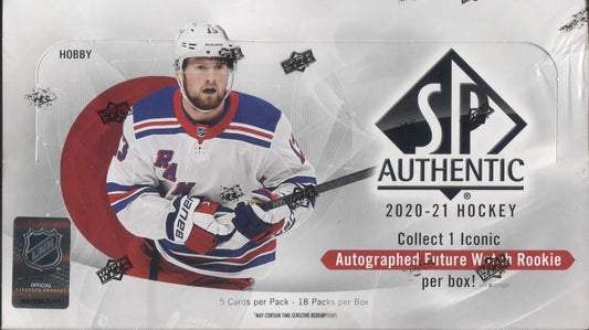 2020-21 Upper Deck SP Authentic Hockey Hobby Box