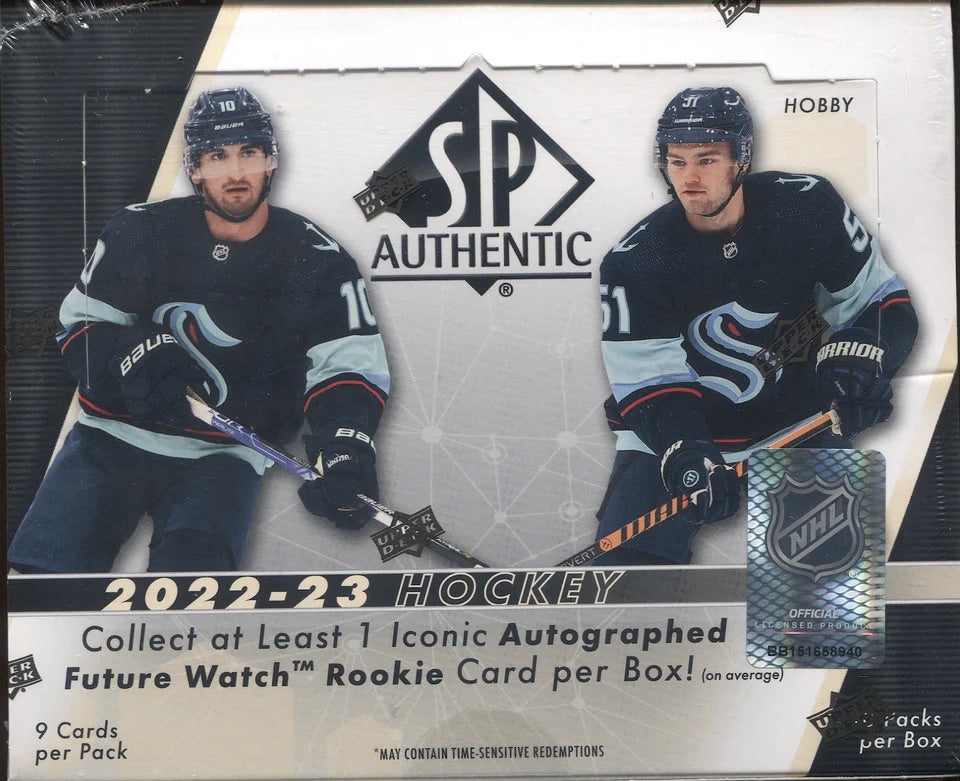 2022-23 Upper Deck SP Authentic Hockey Hobby Box