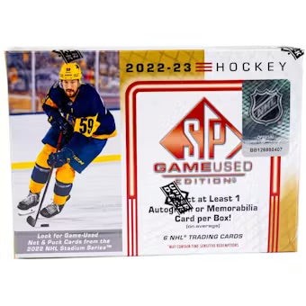 2022-23 Upper Deck SP Game Used Hockey Hobby Box