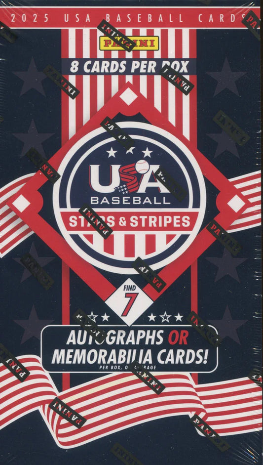 2025 Panini Stars and Stripes USA Baseball Hobby 20-Box Case