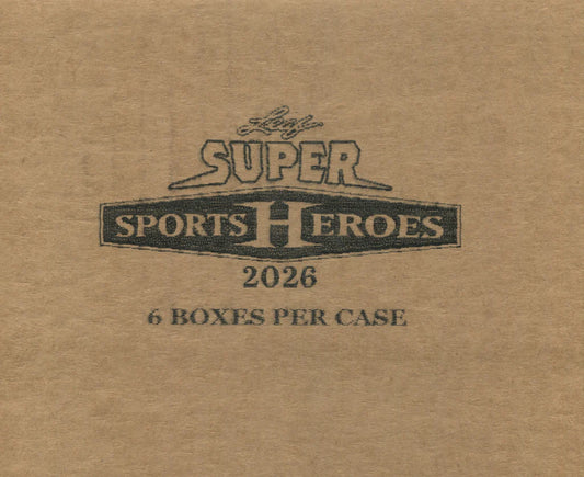 2026 Leaf Super Sport Heroes 6-Box Case
