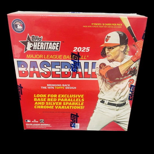 2025 Topps Heritage Baseball Mega Box