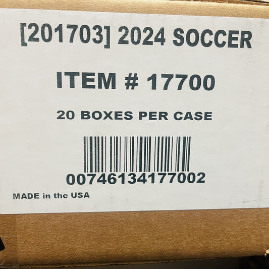 2024-25 Panini Prizm Premier League Soccer Hobby Blaster 20-Box Case