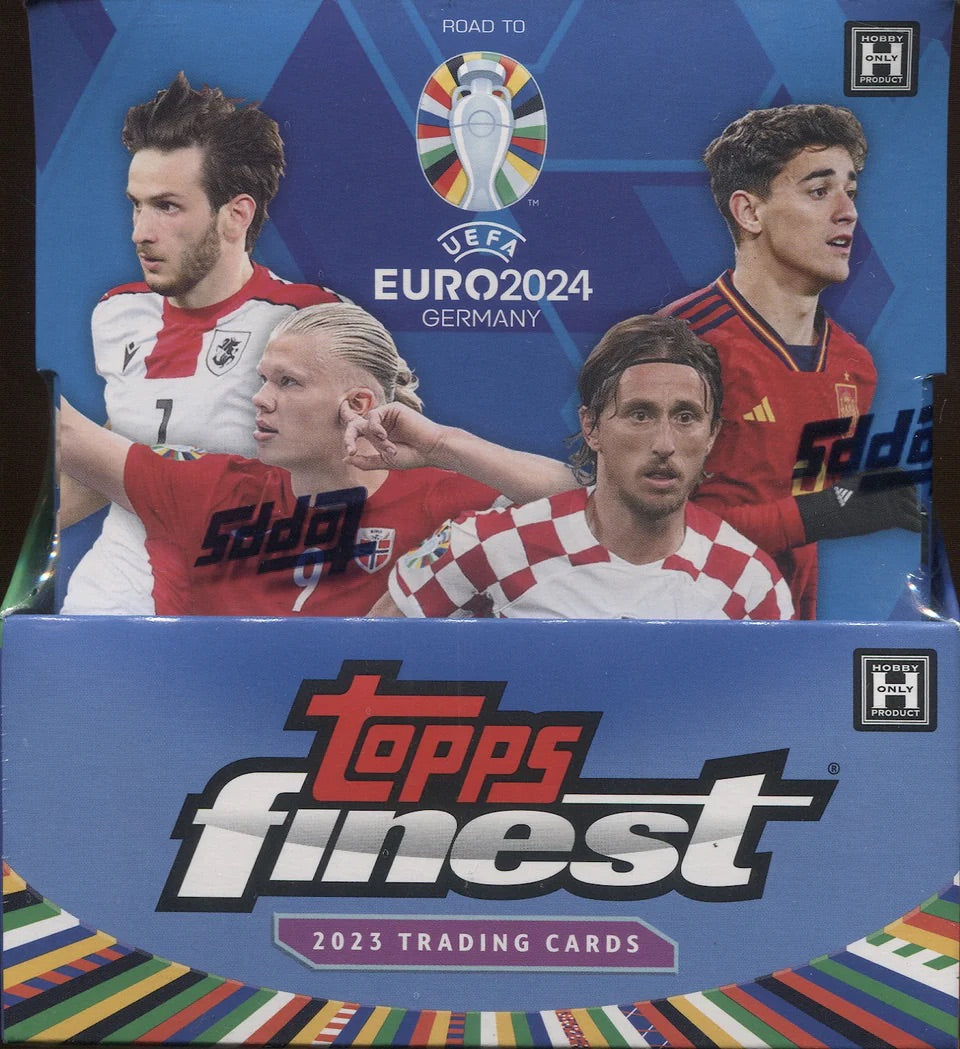 2023 Topps Finest Road to UEFA Euro 2024 Soccer Hobby Box