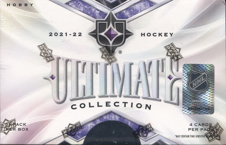 2021-22 Upper Deck Ultimate Collection Hockey Hobby Box