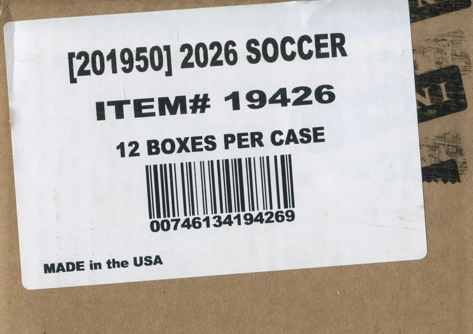 2026 Panini Prizm World Cup Soccer Hobby 12-Box Case