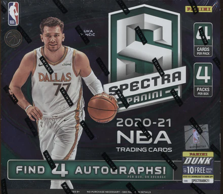 2020-21 Spectra Basketball Hobby Box