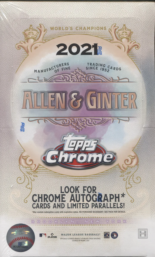 2021 Topps Chrome Allen & Ginter Hobby Box