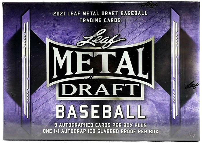 2021 Leaf Baseball Metal Draft Jumbo Box