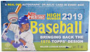 2019 Topps Heritage High Number Hobby Baseball Box