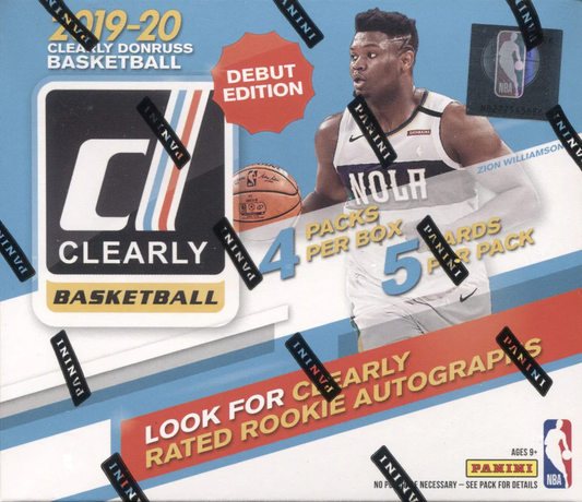 2019-20 Donruss Clearly Basketball Hobby Box