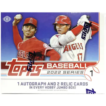 2022 Topps Series 1 Baseball Jumbo Box