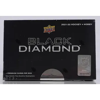 2021-22 Upper Deck Black Diamond Hockey Hobby Box