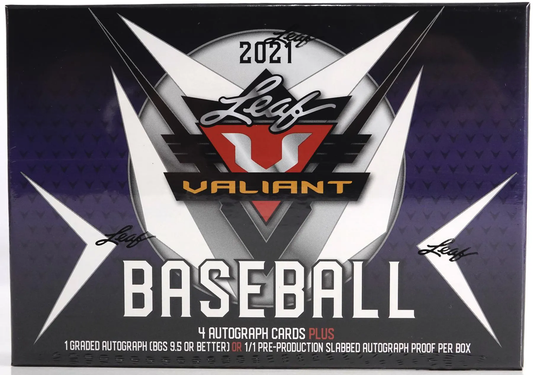 2021 Leaf Valiant Baseball Hobby Box