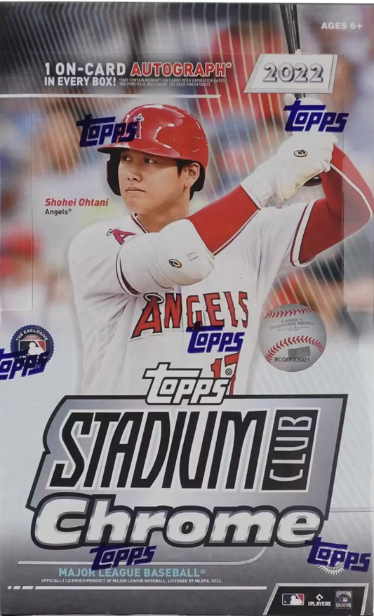 2022 Topps Stadium Club Chrome Baseball Hobby Box