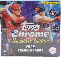 2019 Topps Chrome Baseball Sapphire Box