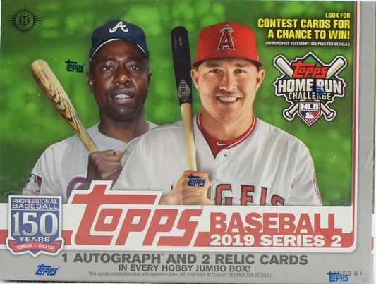 2019 Topps Series 2 Baseball Jumbo Box